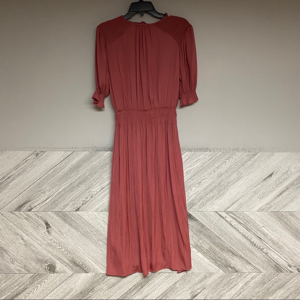 Anthropologie | Current Air Cape May Smocked Dress - Picture 7 of 11